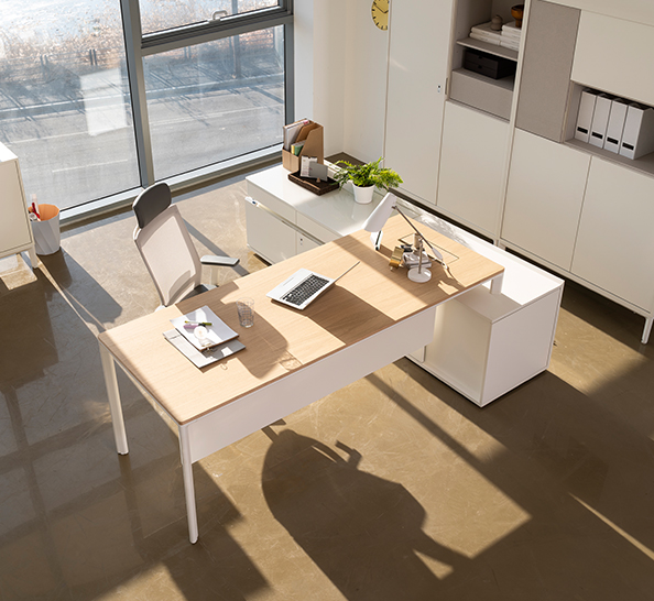 [리바트오피스] 오피스원 일자 수납책상