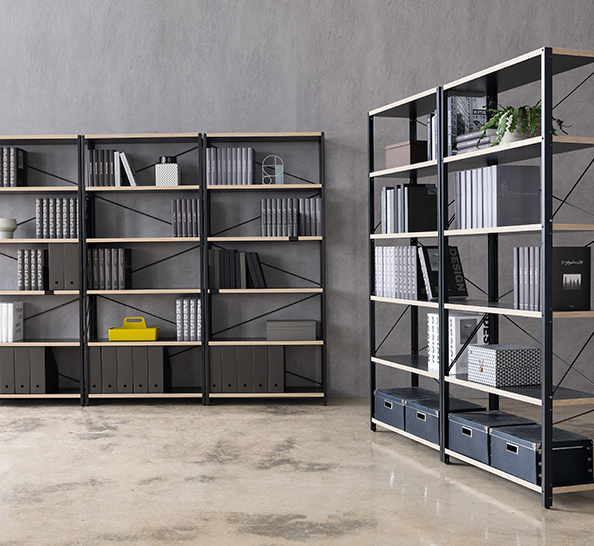 [리바트하움] 스내핑 3단 5단 철제 책장