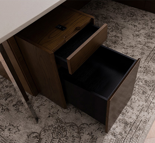 [리바트오피스]휴니어스 2단 서랍장 볼캐스터형