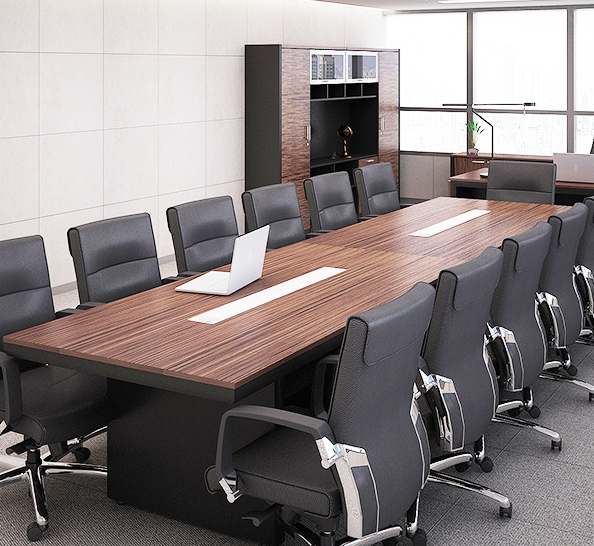 [리바트오피스] 카이저 8100G 임원용 회의테이블 덕트형