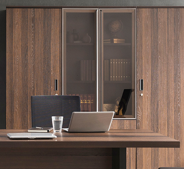 [리바트오피스]EX900G 임원용 유리도어 캐비닛 유리장식장