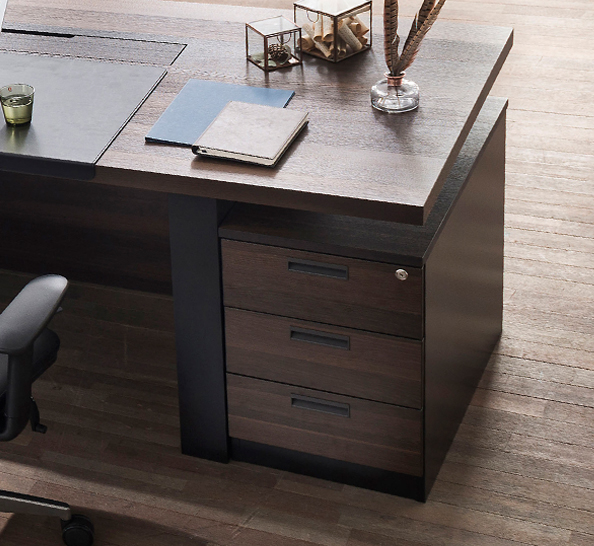 [리바트오피스]EX900G 임원 3단 서랍장