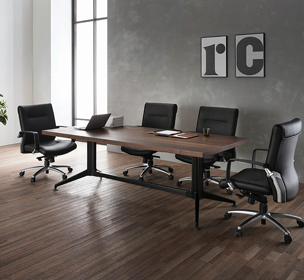 [리바트오피스]EX900G 임원용 2.2M 철재다리 회의테이블