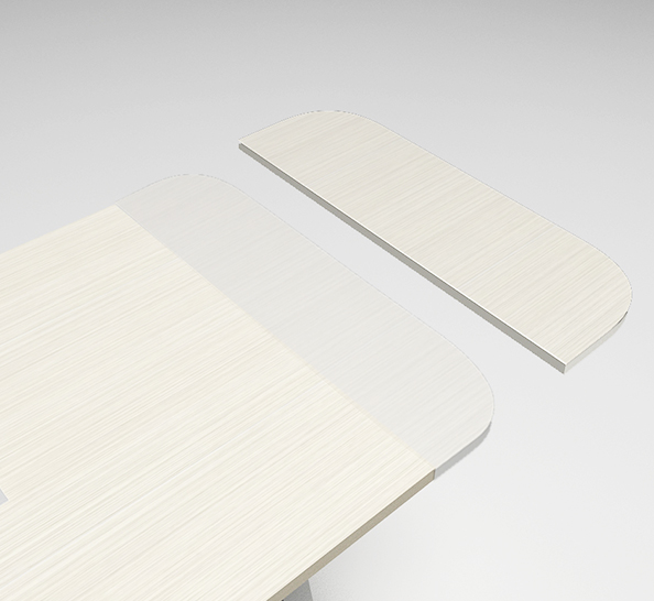 [리바트오피스] Hub-T 허브티 다목적 회의테이블 400 확장상판