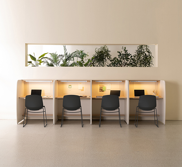 [리바트하움] 다목적 회의용 모브 의자 와이어타입