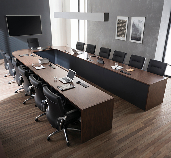 [리바트오피스] EC900G 조합형 대회의실 테이블 (애더/앤더)