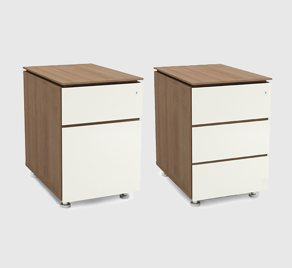 [리바트오피스]EX302G 2단 3단 서랍장