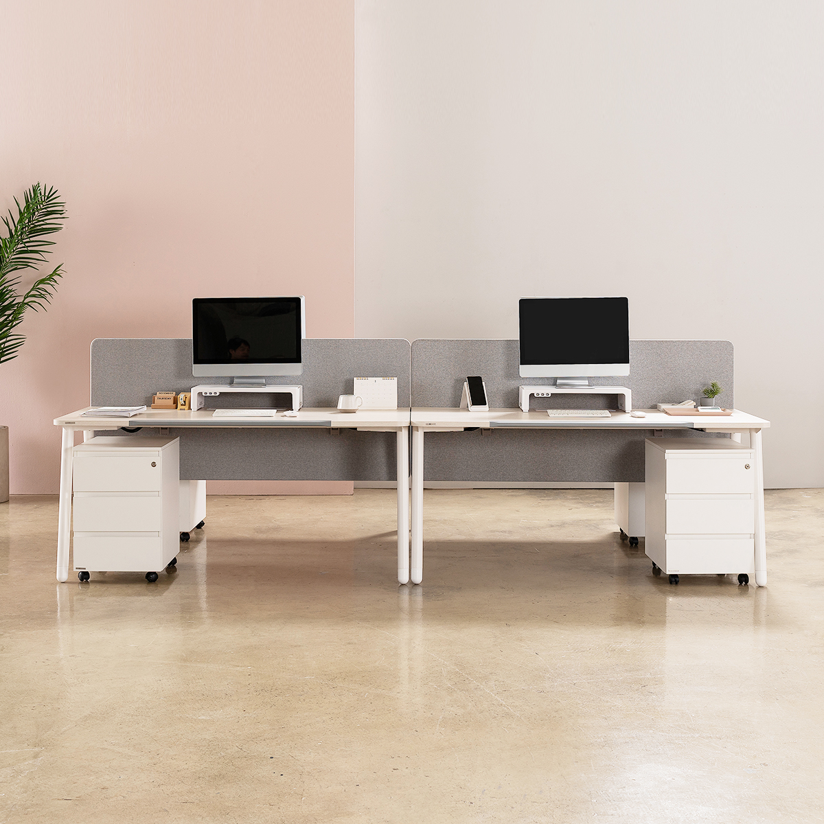 [리바트오피스] 뉴 이지링커 컴퓨터책상 일반형