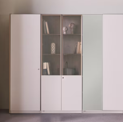 [리바트오피스] 몬테 유리책장